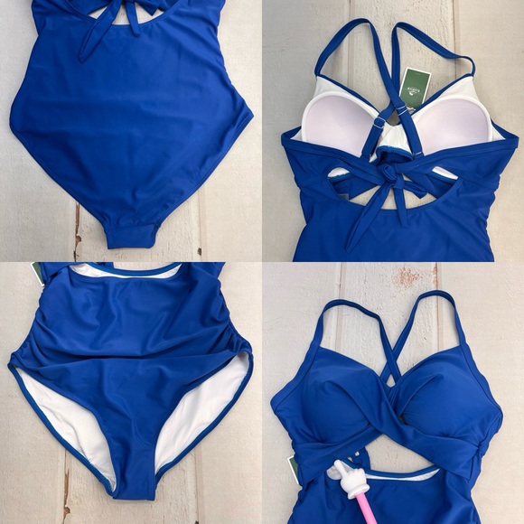 NWT Women's One Piece Swimsuits Tummy Control Cutout High Waisted Bathin… - Picture 17 of 17
